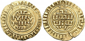 CRUSADERS. County of Tripoli. 12th-13th centuries. Bezant (Gold, 22 mm, 3.22 g, 8 h), imitating a dinar of the Fatimid caliph al-Mustansir, Tripolis, ...