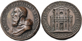 ITALY, Papal States. Rome. Federico Cesi, Cardinal, 1561. Medallion (Copper, 35 mm, 35.75 g, 5 h), by Gianfederico Bonzagna (1507-1588), active in Rom...