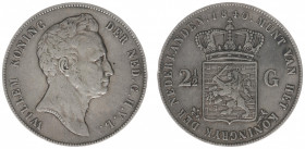 Koninkrijk NL Willem I (1815-1840) - 2½ Gulden 1840 (Sch. 257) - a.VF