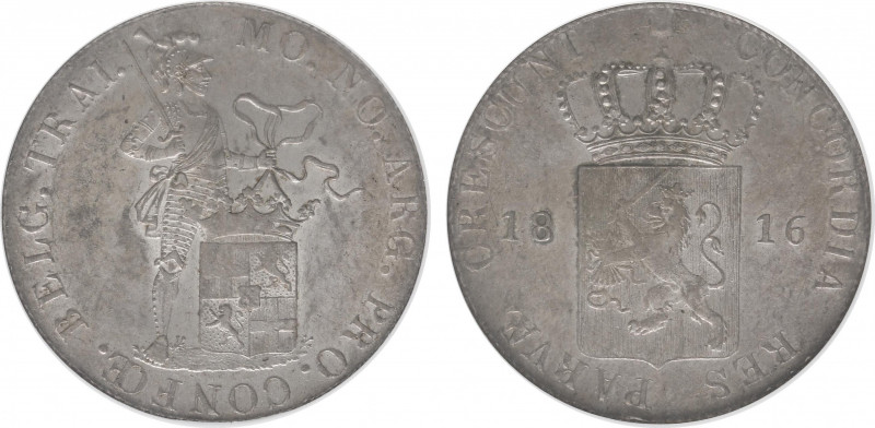 Koninkrijk NL Willem I (1815-1840) - 2½ Gulden of Zilveren Dukaat 1816 struck es...