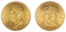 Koninkrijk NL Willem I (1815-1840) - 5 Gulden 1826 B (Sch. 197) - PR