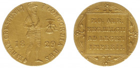 Koninkrijk NL Willem I (1815-1840) - Gouden Dukaat 1829 U (Sch. 213) - XF