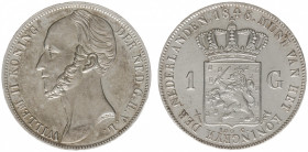 Koninkrijk NL Willem II (1840-1849) - 1 Gulden 1848 (Sch. 526) - XF