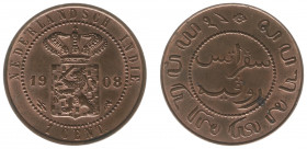 Nederlands-Indië - Nederlands-Indisch Gouvernement (1816-1949) - 1 Cent 1908 (Scho. 885 ) - mint luster - UNC