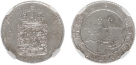 Nederlands-Indië - Nederlands-Indisch Gouvernement (1816-1949) - 1/10 Gulden 1903 (Scho. 832) - in NGC-slab MS 64