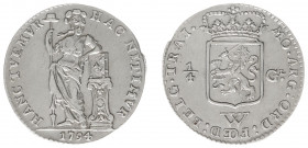 Nederlands West-Indië - ¼ Gulden 1794 (Scho. 1355) - cleaned - VF