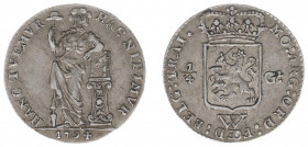 Nederlands West-Indië - ¼ Gulden 1794 (Scho. 1355) - VF