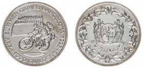 Suriname - 1000 Gulden 1992 - XXV Summer Olympic Games Barcelona 1992 (KM48a) - silver pattern, 6.43 gram - Proof, extremely rare