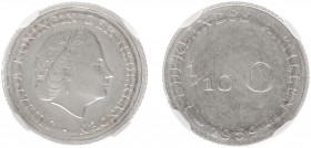 Nederlandse Antillen - 10 Cent 1959 (Sch. 1398) - proof - in NGC-slab PF 64 cameo