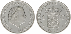 Nederlandse Antillen - 1 Gulden 1970 - struck with polished dies - a.UNC