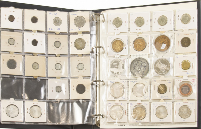 Collection various Dutch coins and medals