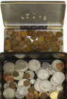 Box with various coins Netherlands a.w. 14x 2½ gulden Juliana
