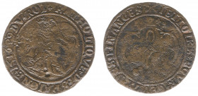 Rekenpenningen / Jetons - Collectie Frans Peters - 1516 - Rekenpenning 'Overdracht van het Regentschap aan Margaretha van Oostenrijk' (Dugn.1065, vMie...