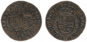 Rekenpenningen / Jetons - Collectie Frans Peters - 1578 - Rekenpenning Nijmegen 'Parma volgt overleden Don Juan op' (Dugn.2750, vLoonI.258, Tas151) - ...