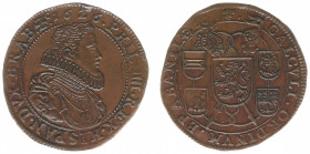 Rekenpenningen / Jetons - Collectie Frans Peters - 1626 - Rekenpenning 'Staten van Brabant' (Dugn.3828, vOrden188, Tas471) - VZ Buste Philips IV n.r. ...