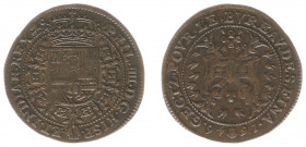 Rekenpenningen / Jetons - Collectie Frans Peters - 1646 - Rekenpenning 'Bureau des Finances' (Dugn.4002, vOrden1252, Tas530) - VZ Gekroond Spaans wape...