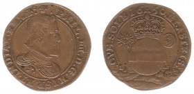 Rekenpenningen / Jetons - Collectie Frans Peters - 1650 - Rekenpenning Brussel 'Inauguratie Anna van Oostenrijk in Spanje' (Dugn.4035, vLoonII.356.2) ...
