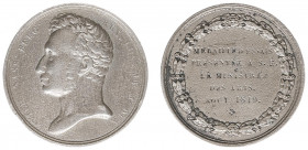 Historiepenningen - 1817 - Medal 'Beloningspenning van Koning Willem I' by A. Michaut (Dirks75) - Obv. Portrait left / Rev. Punched inscription within...