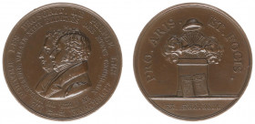 Historiepenningen - 1829 - Medal 'Muelenaere en Vilain XIV uit de Staten-Generaal geweerd' (Dirks334) - Obv. Double portrait within double legend / Re...