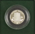 Suriname - 1971 - Medal '25 jarig bestaan Distillerderij SAB' - Obv. Building / Rev. Logo within wreath - proof silver 28 mm 20,40 gram in box - FDC