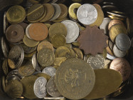 Netherlands - Box containing ca. 2½ kg vending machine tokens etc.