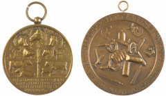 Netherlands - Two prize medals: 'Slagers Vakwedstrijd Utrecht 1948, 2e Prijs' and 'Amsterdamsche Ver. t.h.v. Veetentoonstellingen en Jaarmarkten, 3e P...