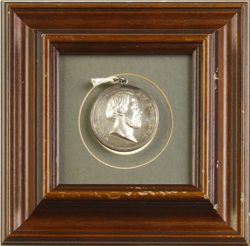 Medailles en onderscheidingen - Nederland - 1855 - Medal 'Voor Menschlievend Hul...