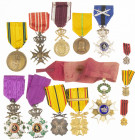 Medailles en onderscheidingen in lots - World - Belgium, good selection of various orders and medals, including Commander Kroonorde, 13 items