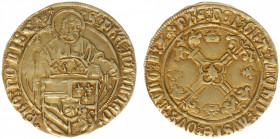 Hertogdom Brabant / Antwerpen - Philips de Schone (1482-1506) - Philippusgoudgulden ND (1500-1506) (vGH 115-1b / Delm. 86 / Vanhoudt 147) - Obv. Saint...