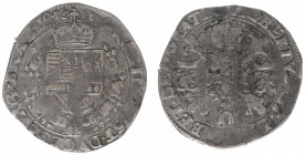 Hertogdom Brabant / Antwerpen - Albert & Isabella (1598-1621) - 1/2 Patagon 1616 (vGH 312-1b / Delm. 261 / Vanhoudt 620 /R2) - F/VF