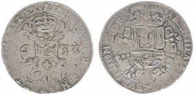 Heerlijkheid Doornik / Tournai - Philips IIII (1621-1665) - Patagon 1633 (vGH 329-9 / Delm. 300 / Vanhoudt 645) - F/VF