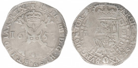 Heerlijkheid Doornik / Tournai - Philips IIII (1621-1665) - Patagon 1653 (vGH 329-9 / Delm. 300 / Vanhoudt 645/R1) - VF