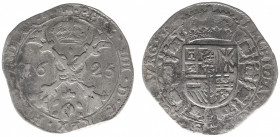 Franche-Comte / Bourgogne - Philips IIII (1621-1665) - Patagon 1625 Dôle mm. Star (Delm. 299 / vGH 329-8c /R1 / Vanhoudt 645/R1) - a.VF / rare