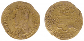 Prinsbisdom Luik - Ferdinand van Beieren (1612-1650) - Florin d'Or 1613 Bouillon (Delm. 347 / KM 46 / Fr. 313 / DeCh. 574) - 3.04 gram - Obv. Bust lef...