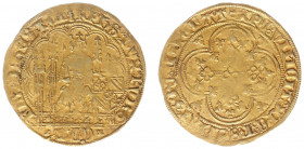 Graafschap Vlaanderen - Philips de Goede (1419-1467) - Gouden Schild of Klinkaert ND (1426) Gent (Delm. 485 / vanHoudt G 2673) - 3.71 gram - Obv. Coun...