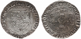 Graafschap Vlaanderen - Karel de Stoute (1467-1477) - Dubbele Stuiver z.j. (1467-1474) Brugge (vGH 23-3 / Vanhoudt 32) - 3.05 gram - VF/XF