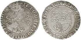 Graafschap Vlaanderen - Karel de Stoute (1467-1477) - Dubbele Stuiver z.j. (1467-1474) Brugge (vGH 23-3 / Vanhoudt 32) - 3.12 gram - VF/XF