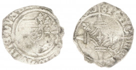 Graafschap Vlaanderen - Philips de Schone (1482-1506) - 1/2 Groot z.j. Brugge (vGH 122-5 / Vanhoudt 154 R2) - 0.82 gram - VZ Bourgondisch wapen in vel...