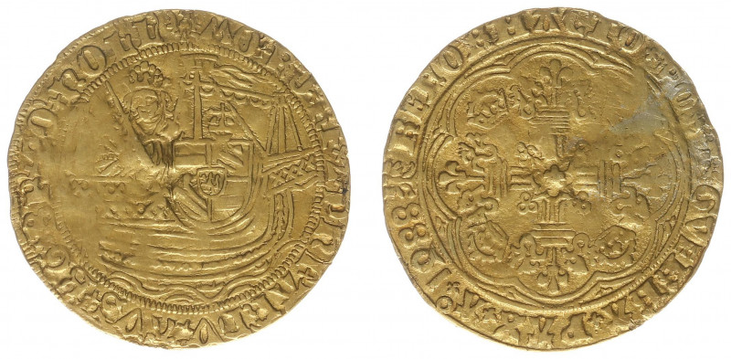 Holland Graafschap (1049-1581) - Philips de Schone (1482-1506) - 1/2 Gouden Nobe...