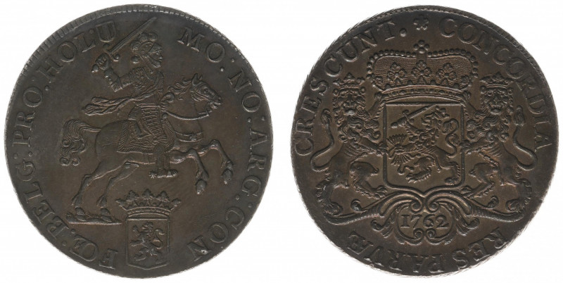 Holland Provincie (1581-1795) - Dukaton or Zilveren Rijder 1762 mm. City arms Do...