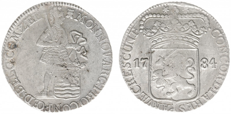 Zeeland Provincie (1580-1795) - Zilveren Dukaat 1784 (Delm. 976 / CNM 2.49.50) -...