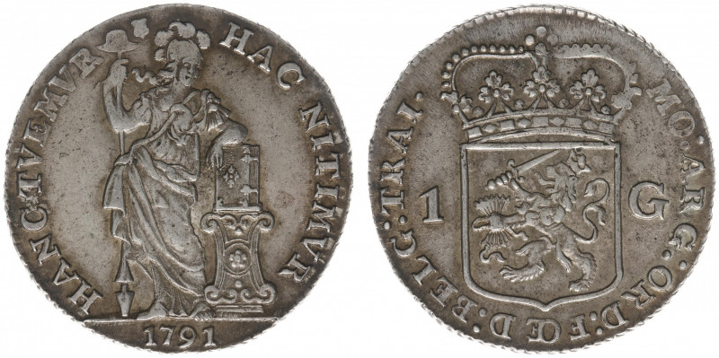 Utrecht Provincie (1581-1795) - 1 Gulden 1791 (Delm. 1182 / CNM 2.43.121) - VF/X...