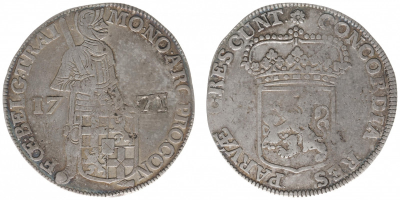 Utrecht Provincie (1581-1795) - Zilveren Dukaat 1771 (Delm. 982 / CNM 2.43.92 / ...