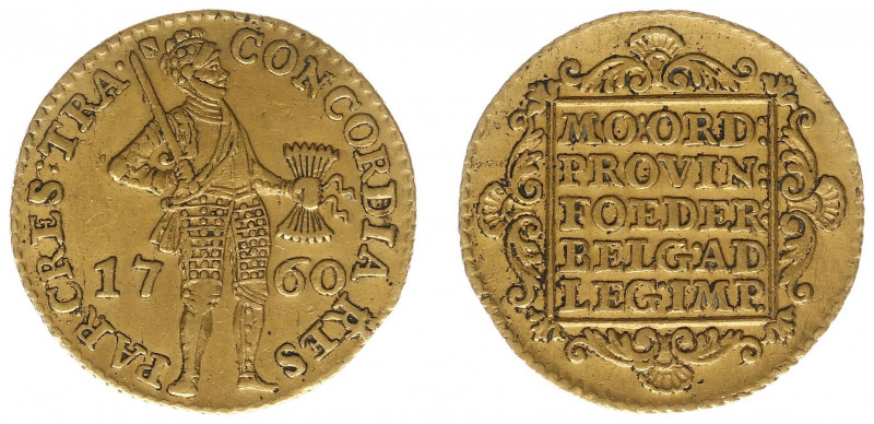 Utrecht Provincie (1581-1795) - Gouden Dukaat 1760 (CNM 2.43.46 / HPM Ut 27 / De...