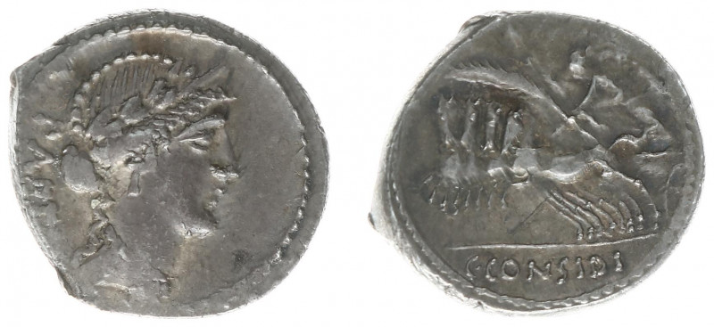 Later-Denarius Coinage (ca. 154-41 BC) - C. Considius Paetus - AR Denarius (Rome...