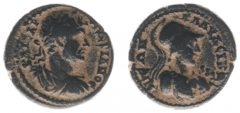 Hadrianus (117-138) - Mysia / Miletopolis - AE22 (5.33 g) - Laureate and cuirass...