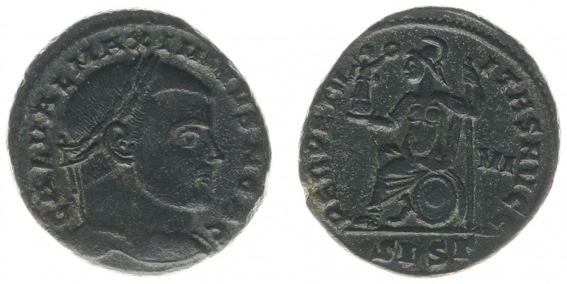 Maximinus Daia (305-313) - AE Follis (Siscia AD 305-07, 9.92 g) - GAL VAL MAXIMI...