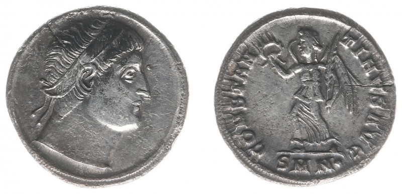 Constantinus I (306-337) - AR Siliqua (Nicomedia AD 326-27, 336-37, 3.27 g) - di...