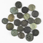 A nice lot bronzes from Macedonia: Philipos II, Alexander III, Kassander, etc. - in total 21 coins in several grades, please view