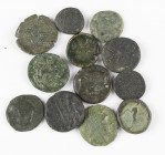 Nice lot with Macedon bronzes including 2 x Perseus, 1 x Demetrios I Poliorketes (Newell 132), 1 x Karia (Mylasa AE18, Eupolemos), Philippos V, etc. -...